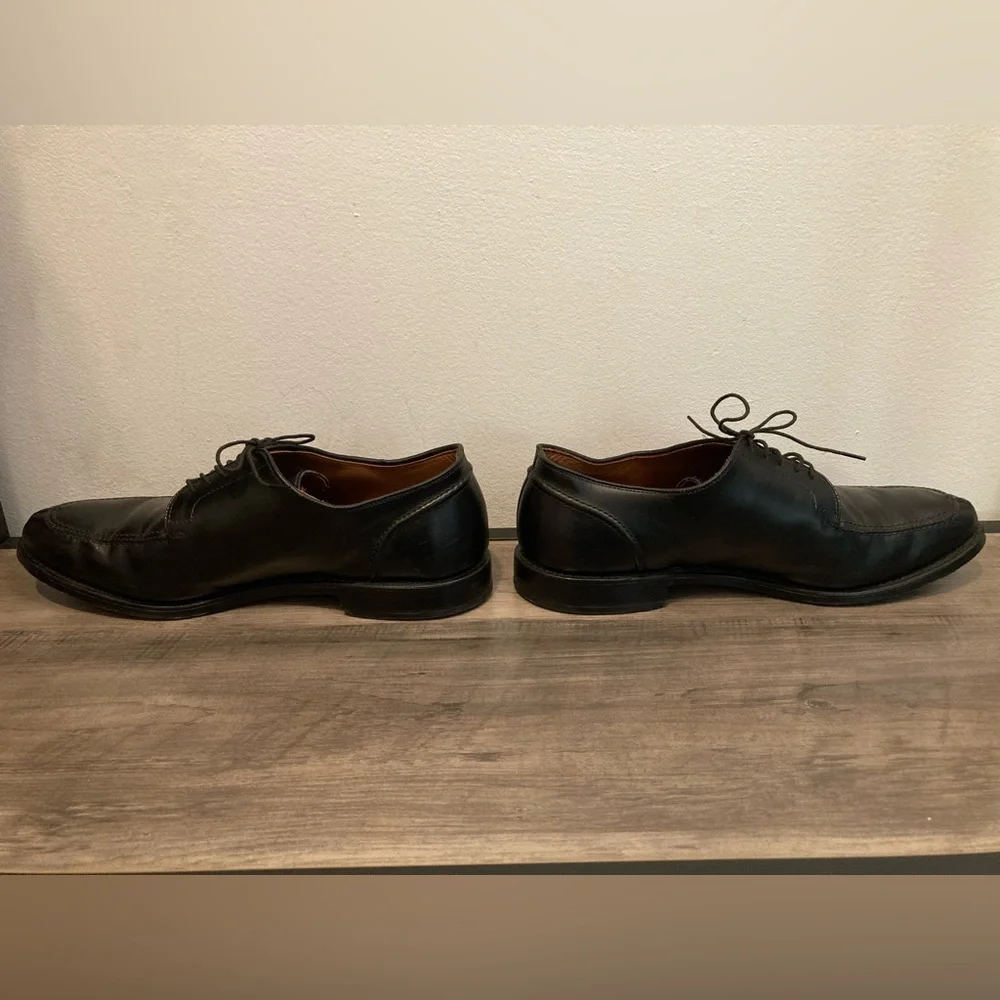 Allen Edmonds Watson Leather Derby Shoes Black Leather Dress Shoes
